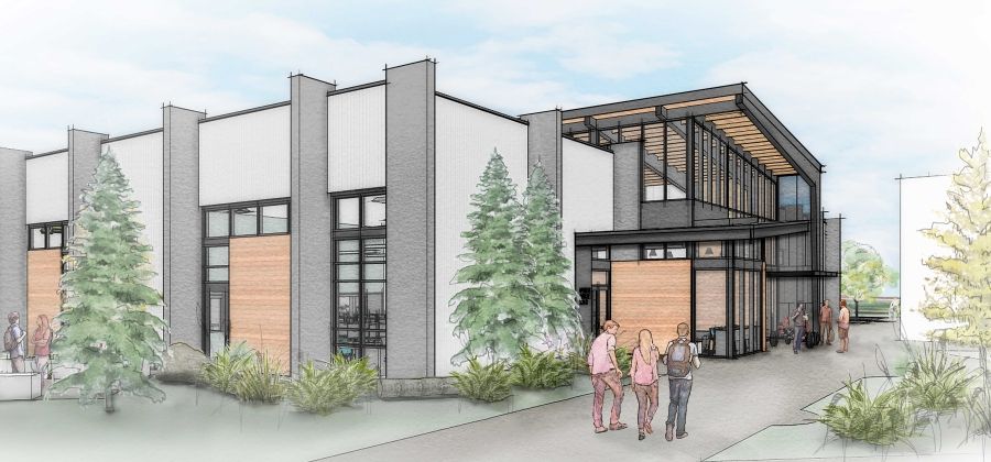Shop Renovation architectural drawing.